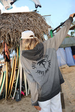 Load image into Gallery viewer, Vintage grey terry merch hoodie
