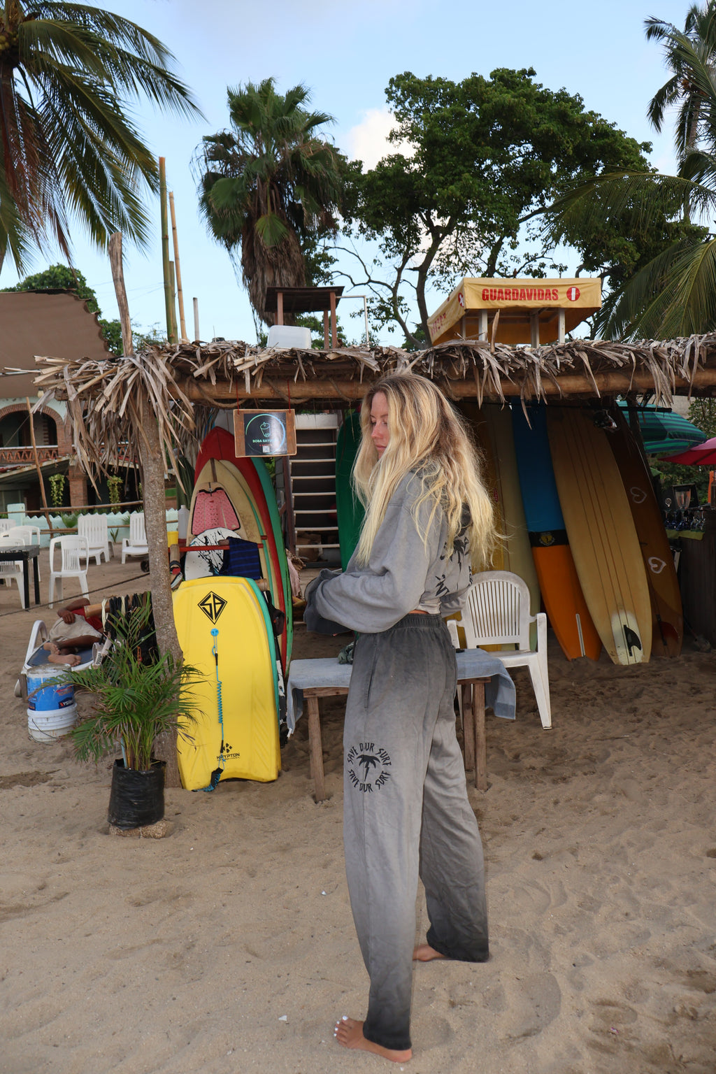 Midnight merch sweatpants - Terry