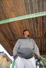 Load image into Gallery viewer, Vintage grey terry merch hoodie
