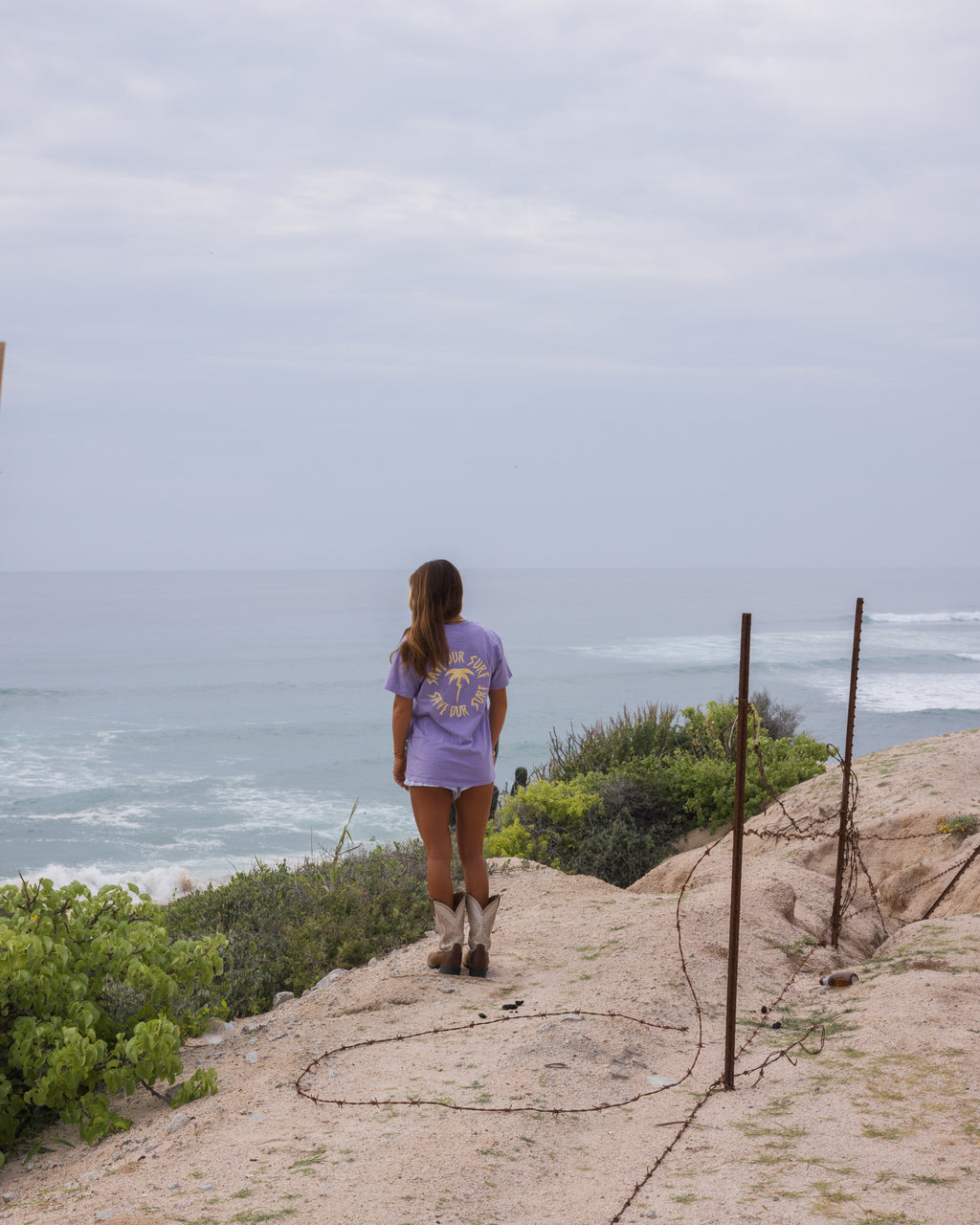 Lilac & Butter Yellow Merch tee