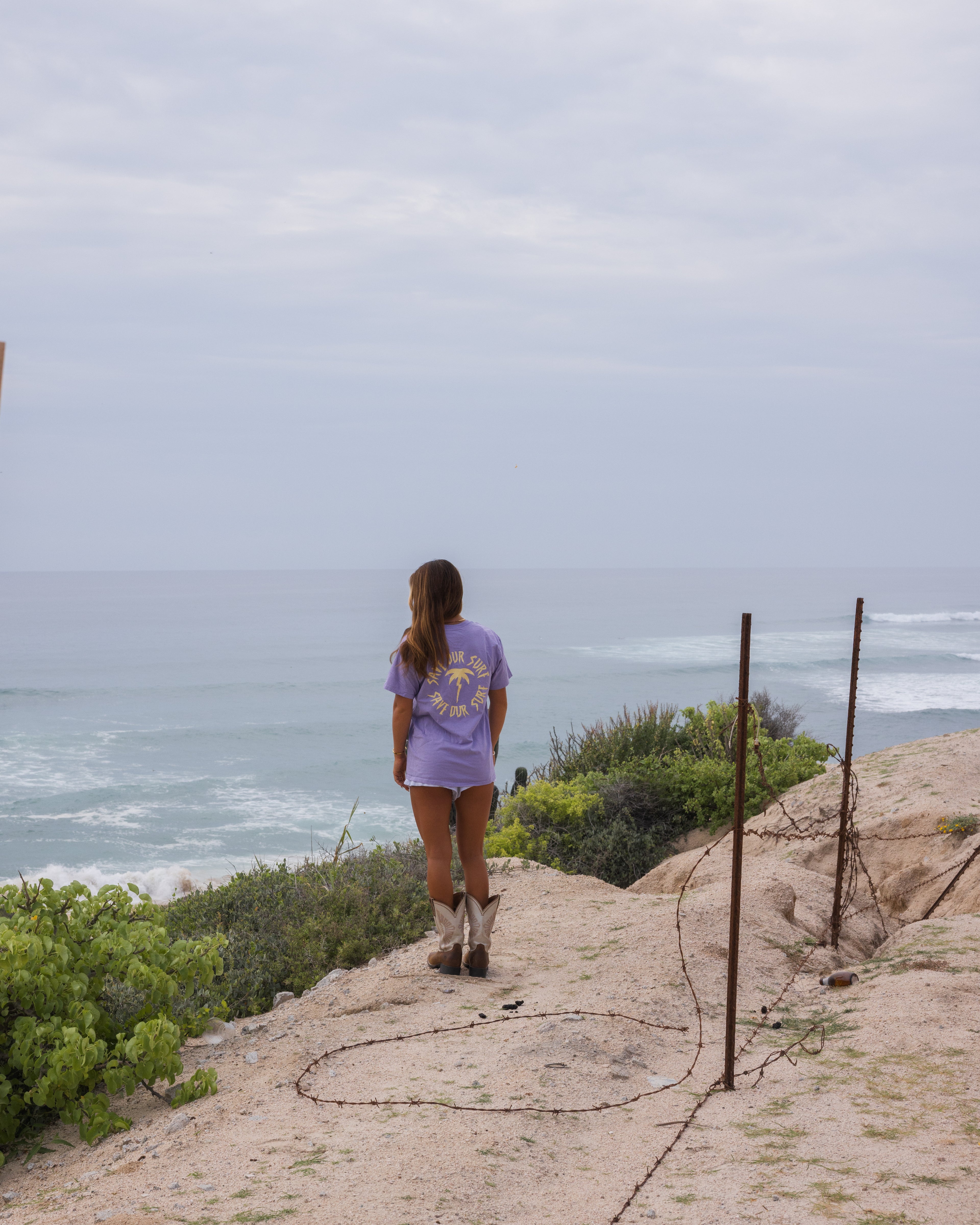 Lilac & Butter Yellow Merch tee