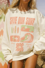 Load image into Gallery viewer, SAVE OUR SURF X DIPPIN DAISY&#39;S CREWNECK SAND
