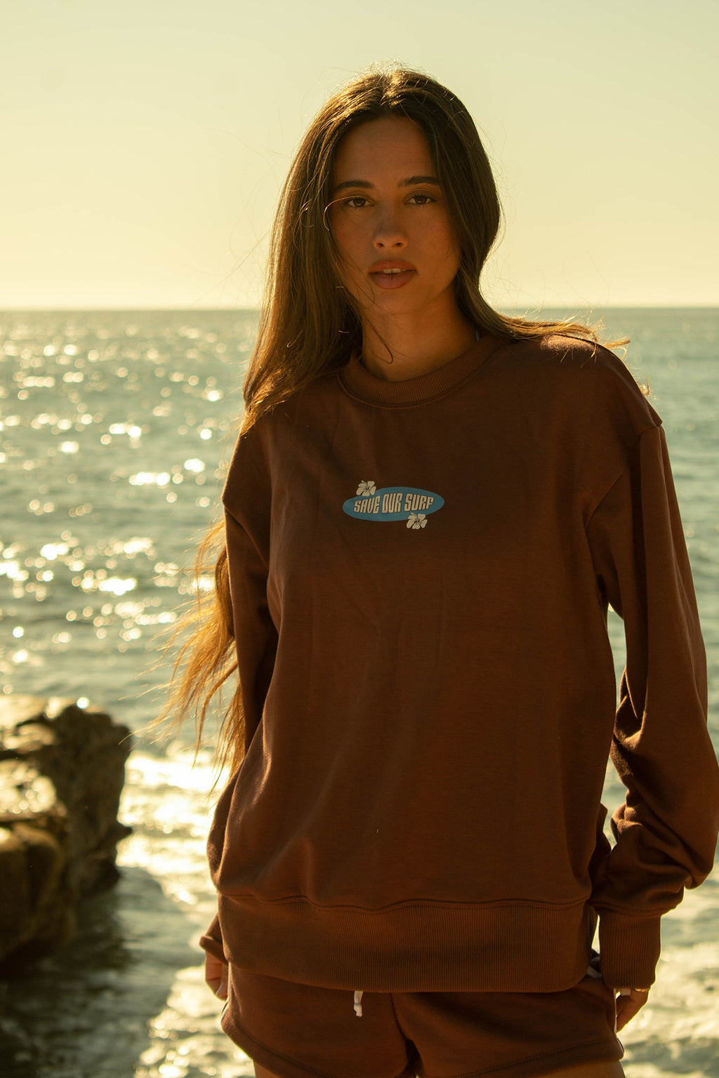 Apres Surf Crewneck (Mocha)