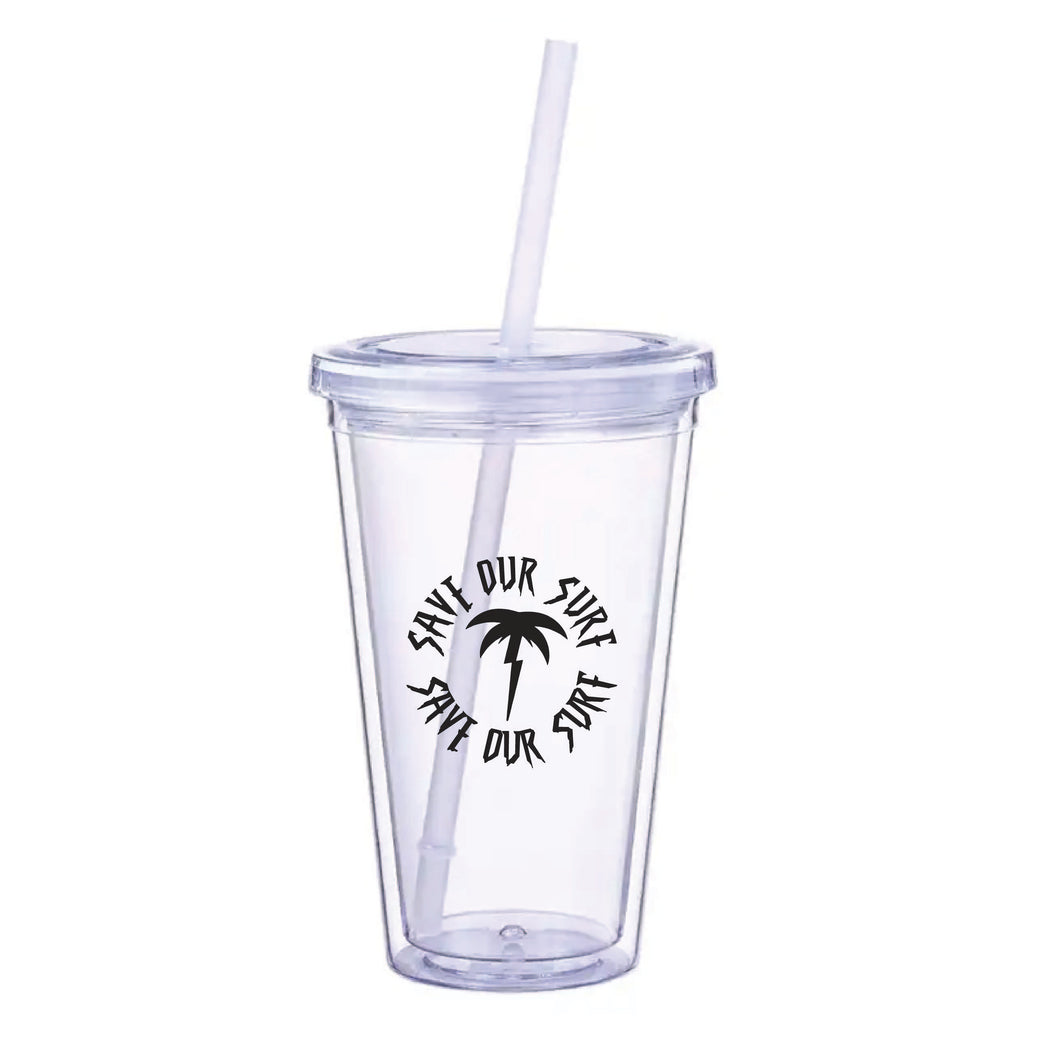 Save Our Surf Clear Tumbler