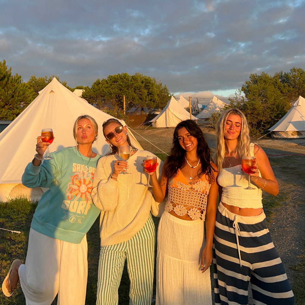 SAVE OUR SURF CREWNECK - garment dyed teal